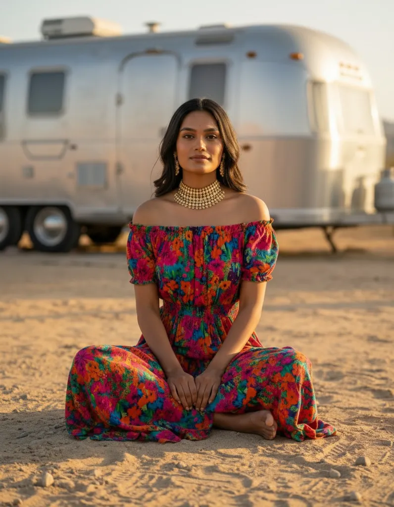 Floral Bohemian Long Ethnic Skirt